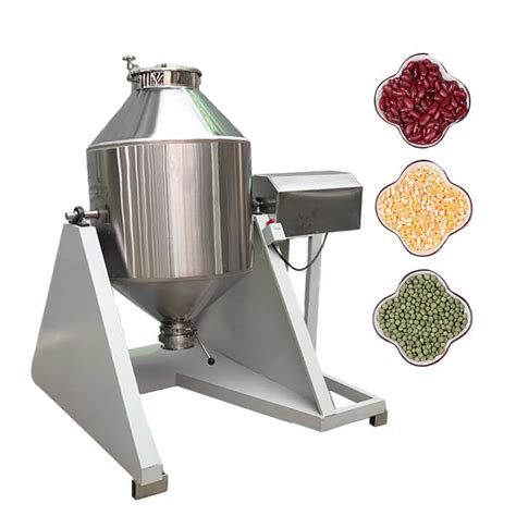 Stainless Steel Powder Drum Mixer Cone Blender Machine Drum Mixer