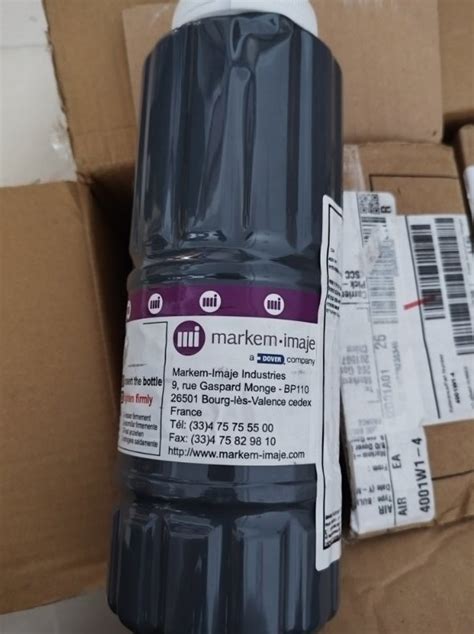 Markem Imaje Original Black Ink W Ml New Date For Imaje