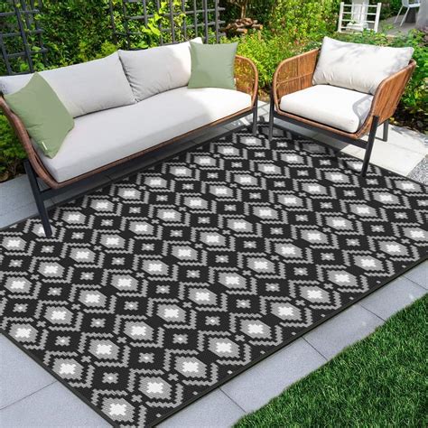 Amazon Gleamist Outdoor Rug X Waterproof Mat Plastic Straw