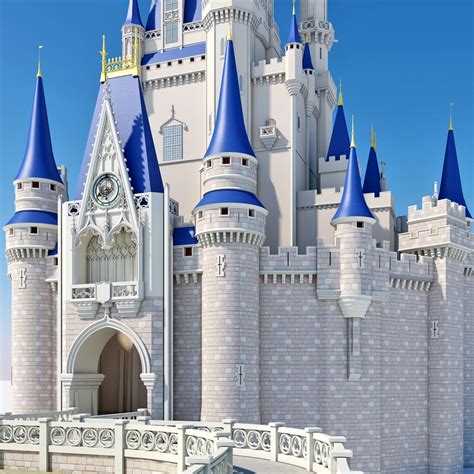 D Cinderella Castle Model