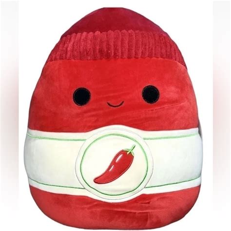 Squishmallows Toys Squishmallows Illia Red Sriracha Hot Sauce