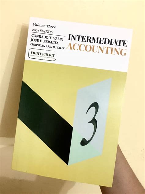 Original And Brand New Intermediate Accounting 3 2021 Edition By Valix