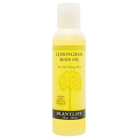 Plantlife Lemongrass Body Oil Moisturizing Natural Body