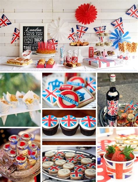 British Themed Party Food