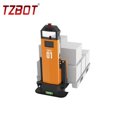 Tzbot 1500kg Heavy Load Capacity Fork Lift Agv Forklift With Laser