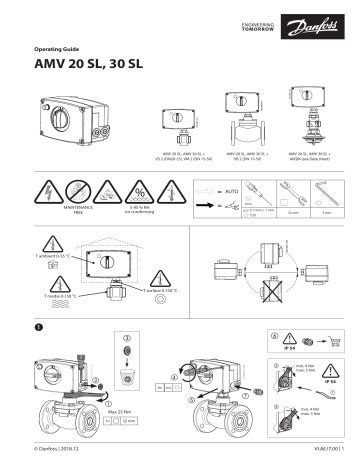 Danfoss AMV 20 SL 30 Operating Instructions Manualzz