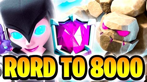 Road To 8000 With Best Golem Deck！🔥 Clash Royale Youtube