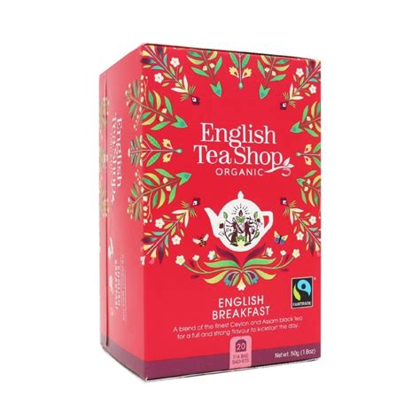 Quà tặng Trà Đen Ceylon Assam Hữu Cơ English Breakfast 20 Túi Trà