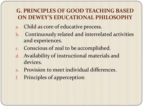 John dewey’s philosophy