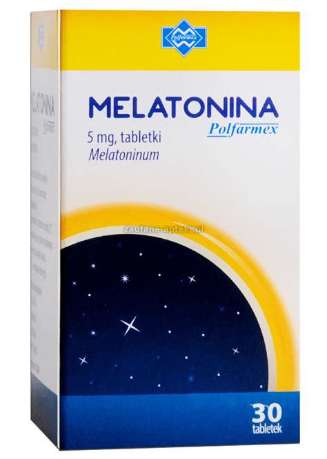 MELATONINA POLFARMEX 5 Mg 30 Tabletek Zaufane Apteki Pl