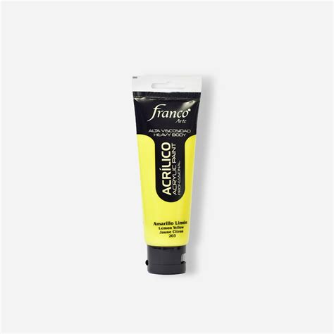 Pintura Acr Lica Profesional Amarillo Lim N Franco Qu Mica