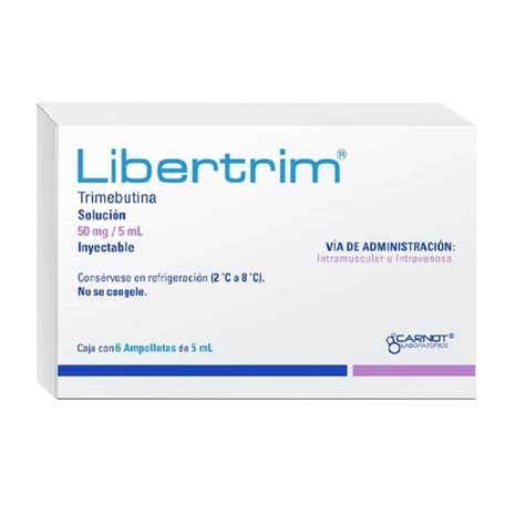 Libertrim Soluci N Inyectable Mg Ml Ampolletas Ml Walmart