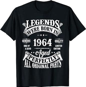 60yr BDay Men Funny 1964 60th 60 Years Old Birthday Vintage T Shirt