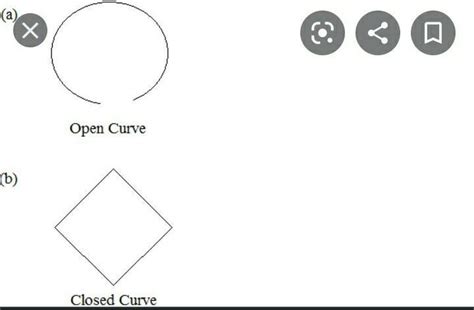 Draw Rough Diagrams To Illustrate The Following A Open Curve B