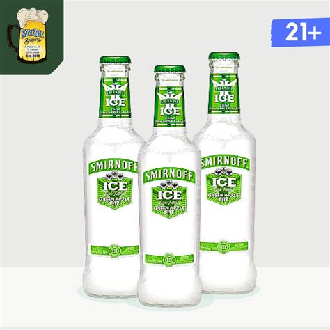 Jual Smirnoff Ice Green Apple Bite Ml Shopee Indonesia