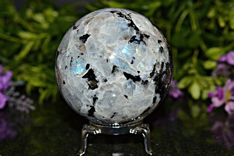 Moonstone Sphere Moonstone Crystal Sphere Rainbow Moonstone Sphere