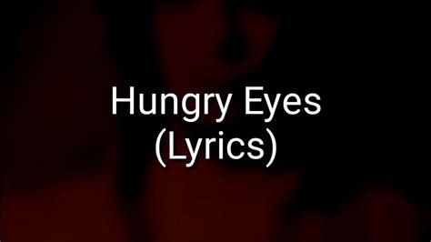 Eric Carmen Hungry Eyes Lyrics Youtube