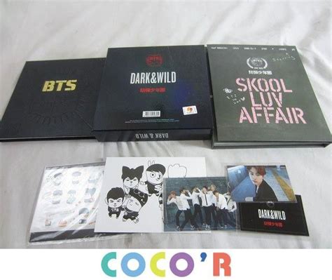 【やや傷や汚れあり】【同梱可】良品 韓流 防弾少年団 Bts Cd Dark＆wild Skool Luv Affair ジン 集合 トレカ等