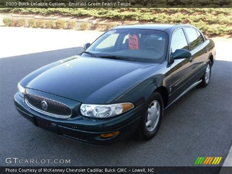 Emerald Green Pearl 2000 Buick Lesabre Custom Taupe Interior