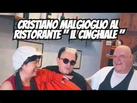 Cristiano Malgioglio Al Ristorante Il Cinghiale Un Esperienza