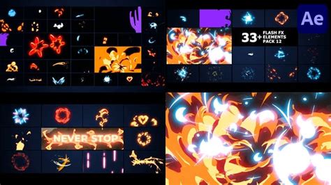 Free Videohive Flash Fx Elements Pack After Effects Free