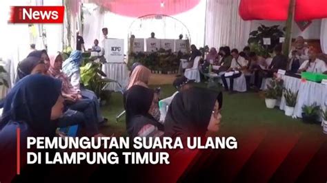 Lakukan Pelanggaran TPS Di Lampung Timur Laksanakan Pemungutan Suara