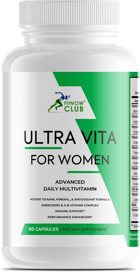 Fitnow Club Multivitamin For Women For Energy Focus Mood