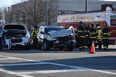 2 Hospitalized Following Two Vehicle Crash In Hampton