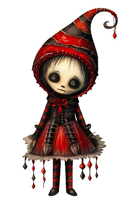 Premium PSD | Halloween creepy doll