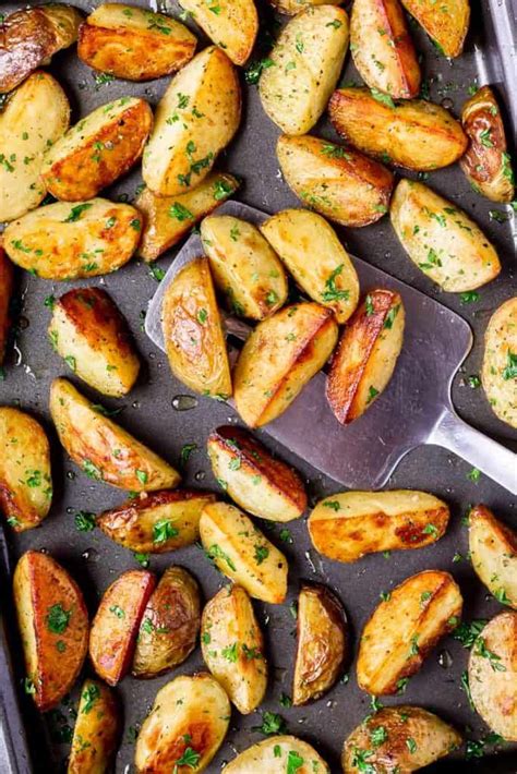 Crispy Oven Roasted Potato Wedges Recipe Delicious Little Bites