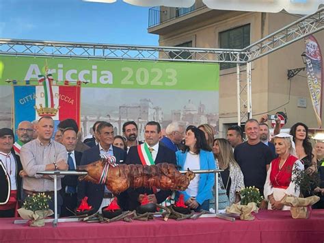 ARICCIA Inaugurata La 71esima Edizione Della Sagra Della Porchetta