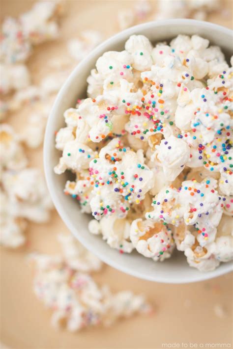 White Chocolate Party Popcorn Made To Be A Momma