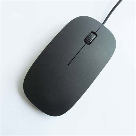 Black Wired Optical Mouse