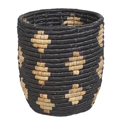 Cache Pot En Fibre V G Tale Tress E Noire Et Beige H Maisons Du Monde