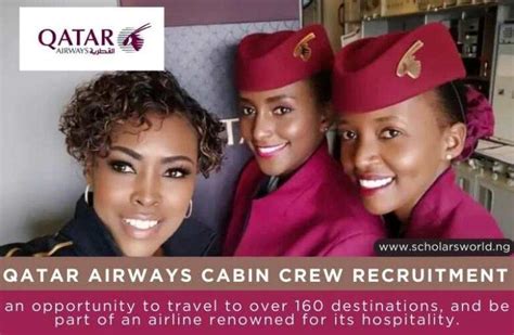 Qatar Airways Cabin Crew Recruitment 2024 For Young Africans Elevate