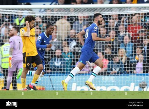 London UK 09th Oct 2022 Armando Broja Of Chelsea Scores To Make It