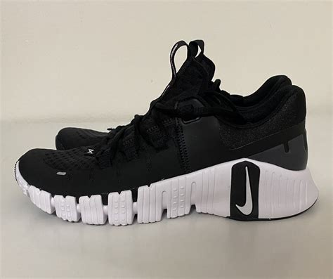 Nike Free Metcon 5 Mens Sz 10 Black White Anthracite Training Shoes