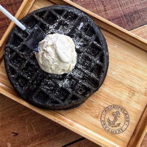 Loving The Good Food ☕️ On Instagram “black Charcoal Waffle With