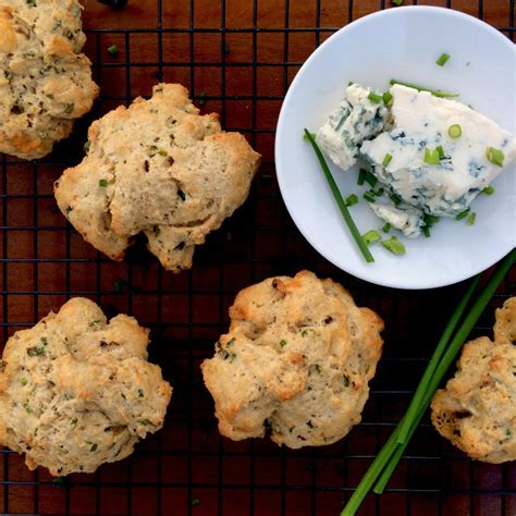 Blue Cheese Chive Drop Biscuits Clean Eats Fast Feets