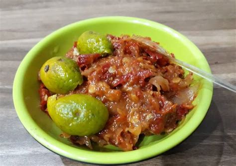 Resep Sambal Bawang Jeruk Limau Oleh Bulbul Kitchen Cookpad