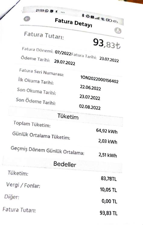 Çözüldü Enerjisa Başkent Elektrik Perakende Enerji Sa Fatura