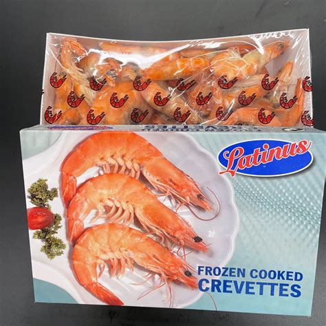 Whole Cooked Extra Large Prawns 1kg Frozen Fish4home