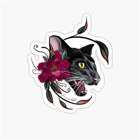 "wildcat" Sticker for Sale by Inanna-art | Redbubble