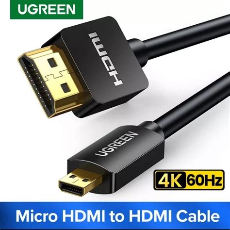 Ugreen Micro Hdmi 轉 Hdmi 線 1 5m 30102 蝦皮購物