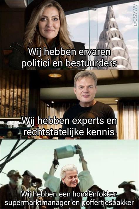 Ik Heb Nu Al Zin In Het Nieuwe Ministerie Van Poffertjes En Oliebollen R Politiekememes