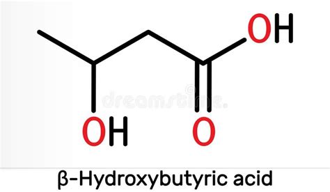 Butyric Acid Butanoic Acid Molecule Butyrates Or Butanoates Are Salts And Esters Stock Vector