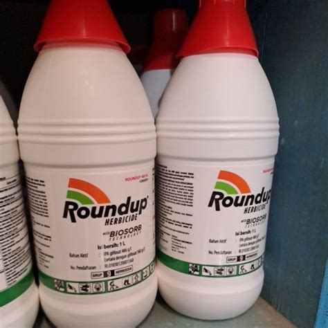 ROUNDUP 1L Herbisida Sistemik Ipa Glifosat 486SL Lazada Indonesia