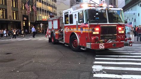 Fdny Responding Compilation 36 Full Of Blazing Sirens And Loud Air Horns Throughout New York City