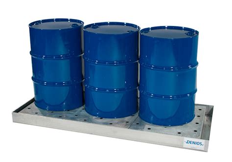 Spill Sump Drum Capacity With Platform Galvanized Steel