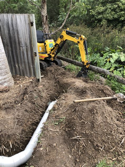 Tight Access Excavation On The Central Coast Ah Plumbing And Maintenance